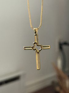 Texas Cross Pendant Necklace